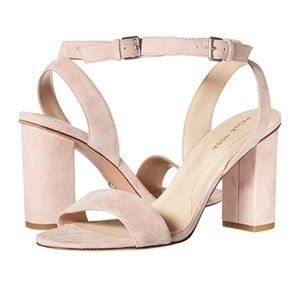 NWT Pelle Moda Zia Blush Suede Heels 6.5